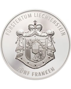 Fürstentum Liechtenstein 300 Jahre 5 Franken