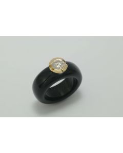 Just Diamond 0,54 ct. Ring 56 schwarz