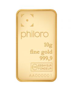 Goldbarren Philoro 10 g