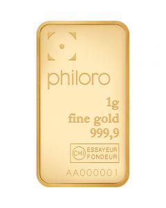 Goldbarren Philoro 1 g