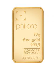 Goldbarren Philoro 50 g