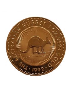 Australian Nugget Känguru 1 oz Goldmünze 1992
