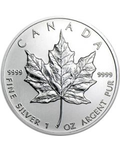 Canadian Maple Leaf  1 oz Silbermünze 2012