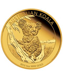 Australien Koala 5 oz Goldmünze 2015