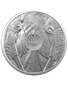 Südafrika 5 Rand Big Five Elefant 1 oz Silbermünze 2019
