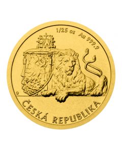 Tschechischer Löwe 1/25 oz Goldmünze 2019