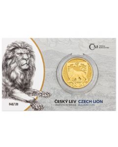 Tschechischer Löwe 1 oz Goldmünze 2020