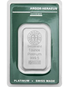 Platinbarren 1 oz Heraeus