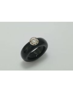 Just Diamond 0,50 ct. Ring schwarz 54 Weißgold