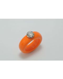 Just Diamond 0,50 ct. Ring 54 orange Weißgold