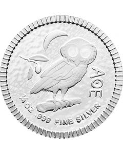 Niue Eule von Athen 1/4 oz Silbermünze 2019