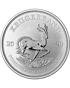 Südafrikanische Krügerrand 1 oz Silbermünze 2020