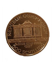 Österreich Wiener Philharmoniker 1/4 oz Goldmünze 500 Schilling